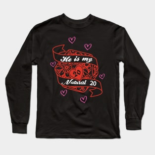 D&D Valentine's for Her Long Sleeve T-Shirt